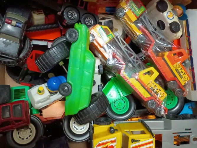 Veraneio Plástico Bolha 3 Reis Carrinho Plástico Antigo