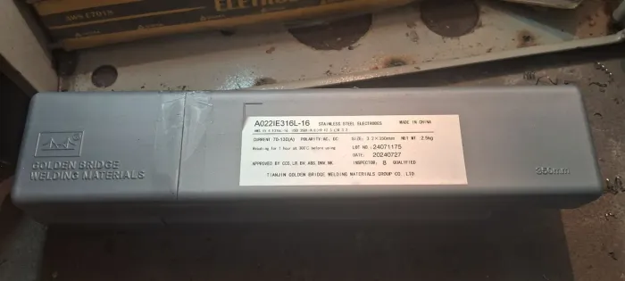 Eletrodo  inox 3.25 e 2.5