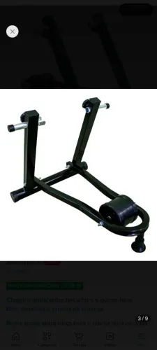 Rolo De Treino Bicicletas Preto Speed Mtb C/ Suporte Bike
