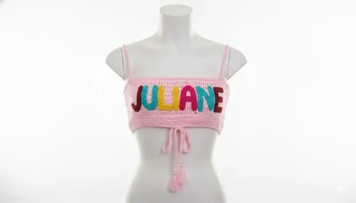 Croped com seu nome.Tendencia para o carnaval !