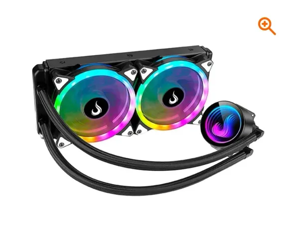 Water cooler Rise mode, ARGB, 240mm,AMD/intel, preto - RM-WCB-04-ARGB