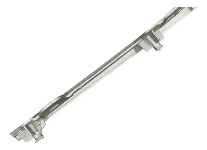 Friso Grade Parachoque Superior Esquerdo Polo 12/15 Detalhe Cinza
