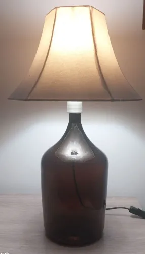 Abajur-Luminária De Garrafão.