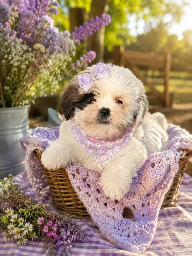 Filhotes de Lhasa apso fêmeas 66 dias 