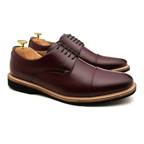 Sapato Masculino Derby Almería Burgundy - Tam 41