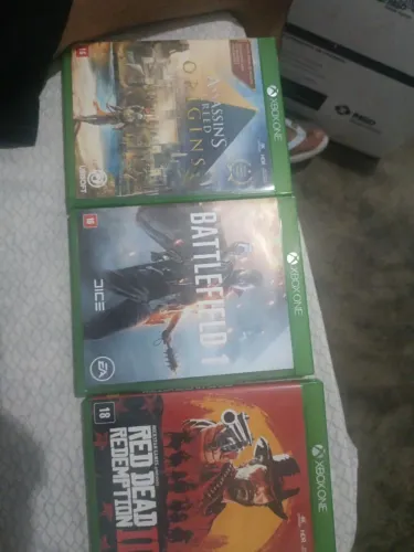 Vendo 3 jogos para Xbox one