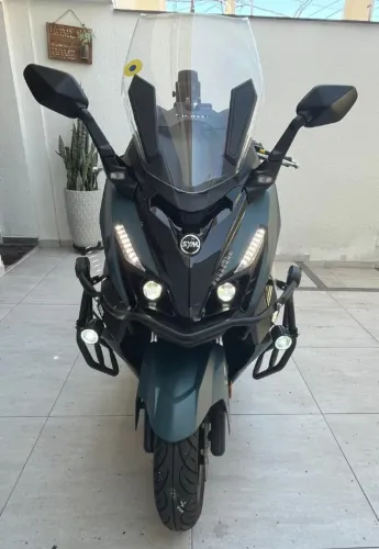 DAFRA CRUISYM - 25/25 - 300cc - 2.500km - VERDE PETRÓLEO