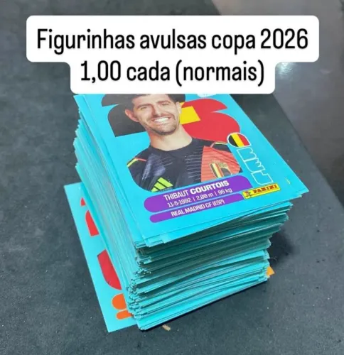 Figurinhas avulsas da Copa do Mundo de 2026
