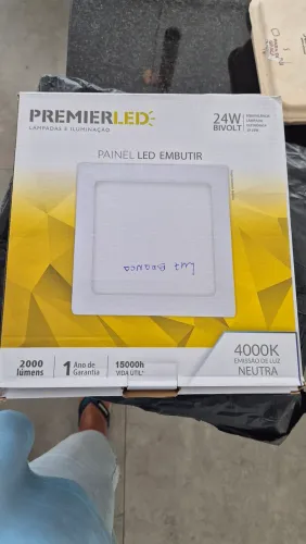 3 Painel Led Embutir 