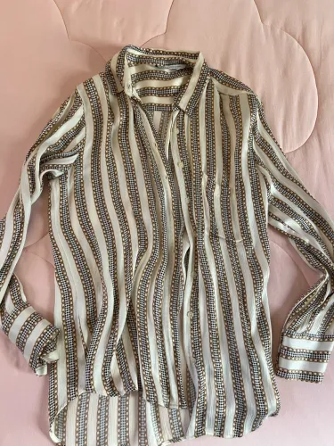 Camisa da Zara acetinada