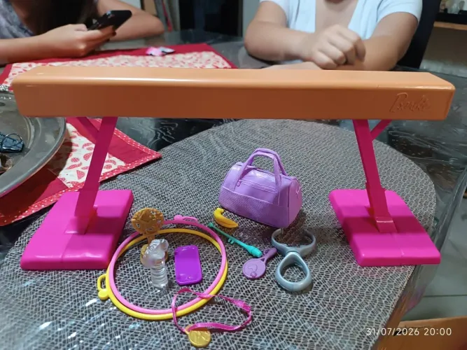 Kit Barbie Ginasta Original