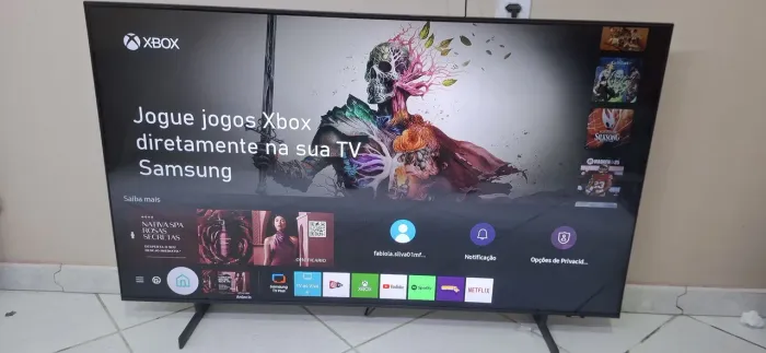 SMART TV 65 SAMSUNG 4K TIZEN COMPLETA CONTROLE REMOTO XBOX INTEGRADO BLUETOTH WIFI Tl