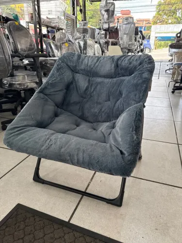 Cadeira dobrável HOLYHOME X-LARGE veludo nova