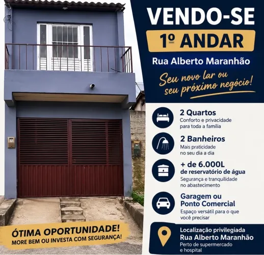 1º andar no centro 