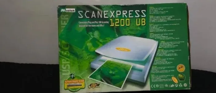 Scanner Mustek ScanExpress 1200 UB USB com Caixa - NÃO TESTADO