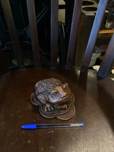 Sapo da fortuna japonês em resina (ref:292)