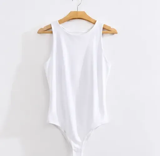 Body branco regata