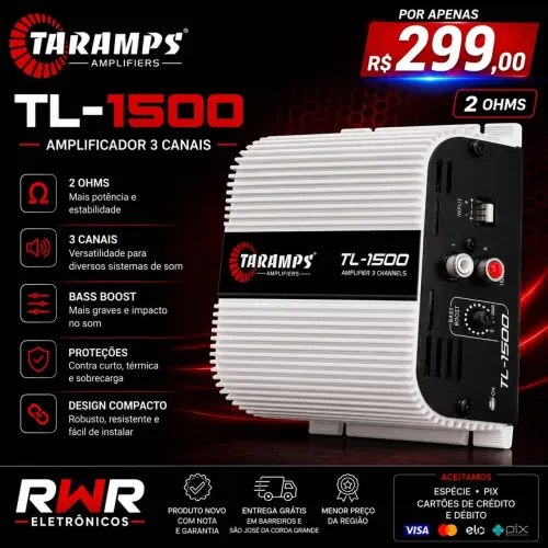 Módulo TL1500 Taramps 'Entrega Grátis' (RWR SOM)