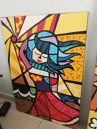 Quadros releitura Romero Britto