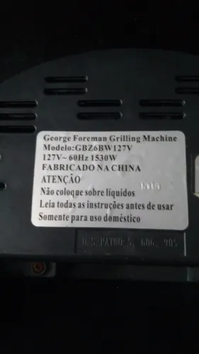 sanduicheira grill grande - george forman, bom estado funciona perfeitamente, 