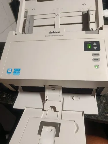 Scanner avision ad230 funcionando perfeitamente com fonte e Cabo