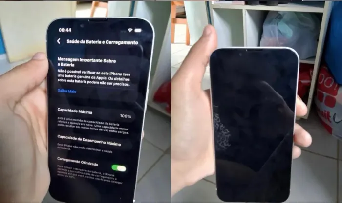 iPhone 13 , to querendo vender por que a câmera de trás pegou água e n funciona toda hora