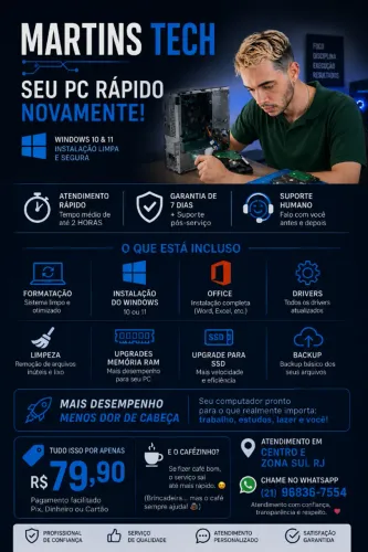 Formatação Windows 10 e 11 
