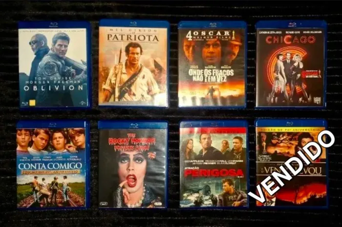 Blu-rays Chicago, Conta Comigo, O Patriota e Muito Mais!!
