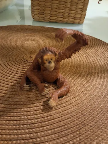 Orangotango Schleich 2016 braço móvel 7,8cm