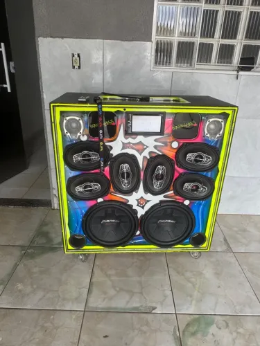 CAIXA DE SOM AUTOMOTIVO RESIDENCIAL 