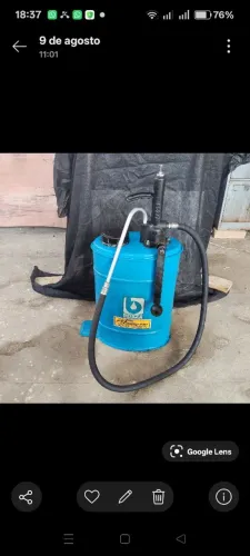 Bomba manual "BOZZA" 20Lts para abastecimento de óleo de câmbio em veículos leves e pesado