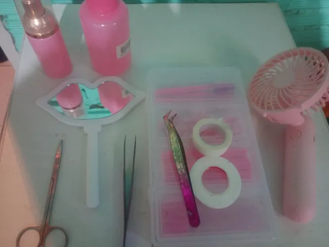 Materiais de lash designer