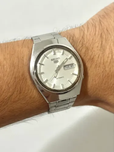 RELÓGIO SEIKO 5 BRANCO AUTOMÁTICO 38mm