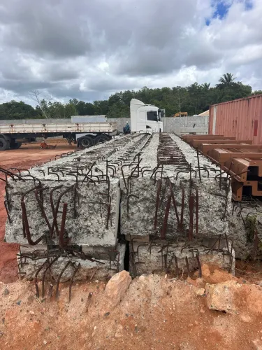 Vigas pré moldadas