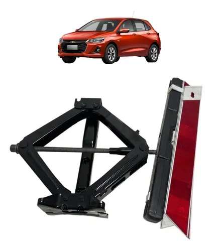 Kit Macaco/chave De Roda/triangulo Gm Onix Turbo 2020