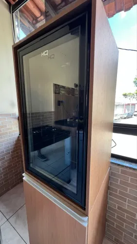 Frigobar HQ novo com móvel planejado MDF puro! OPORTUNIDADE 