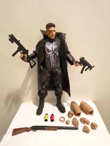 1 Boneco Action Figure 1/6 30cm Justiceiro Punisher Personalizado estilo hot toys