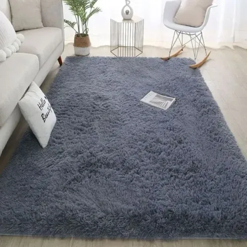 Tapete Cinza 1,50x1,00 Para Sala e Quarto