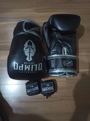Luva e bandagem Muaythai e Box