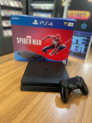 Ps4 slim 1Tb DESBLOQUEADO- Loja Game House - Oferecemos Garantia