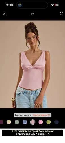 blusa de cetim shein