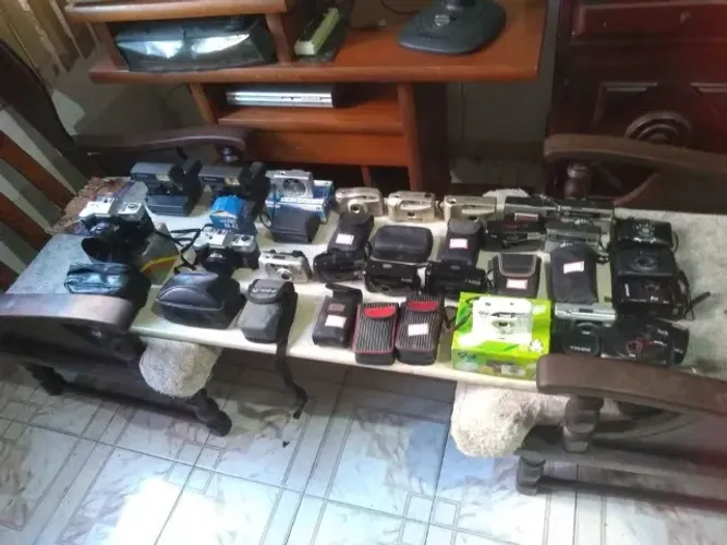 Lote de câmeras analógicas - 26 pçs