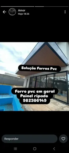 Instalação forro pvc