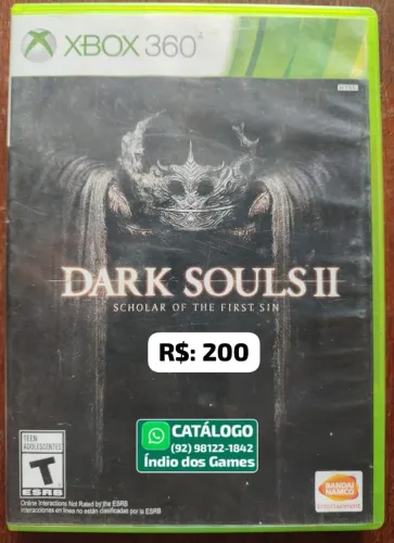 Dark Souls 2 Scholar Of The First Sin = R$: 200