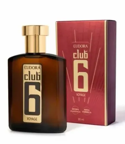 Perfume Club 6 Voyage masculino 95ml, Eudora