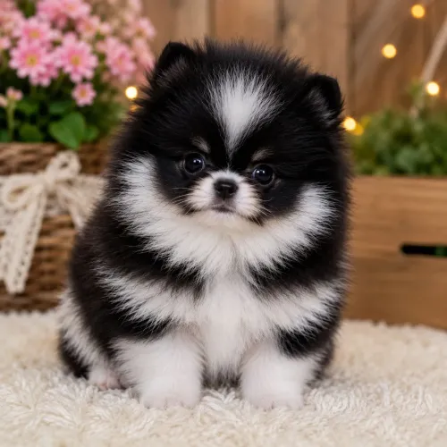 Lulu da pomerânia anã particolo.