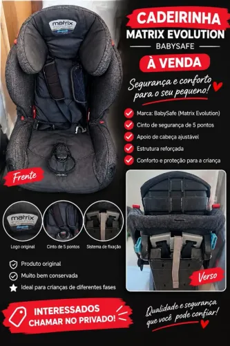 cadeira infantil para carro