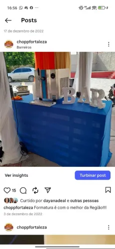 Chopp gelado na sua festa.