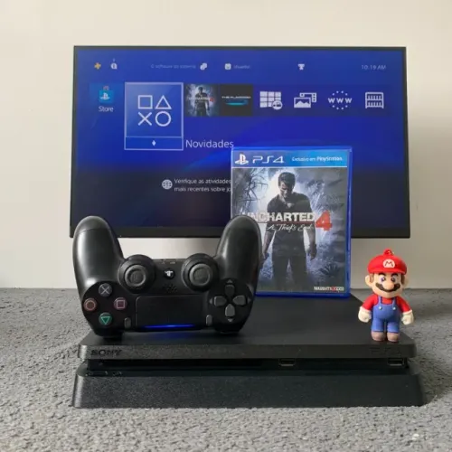 PS4 SLIM 1TB + UNCHARTED 4 | PREÇO FINAL