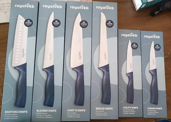 Kit completo de facas Royalvkb 